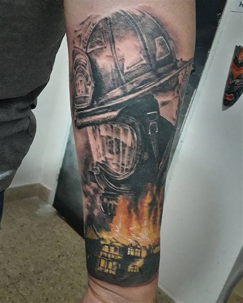 108 Firefighter Tattoos For 2024
