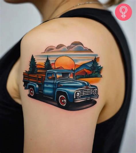 8 Unique Truck Tattoo Ideas For Making A Statement