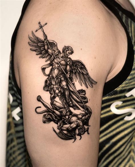 Archangel Saint Michael Tattoo