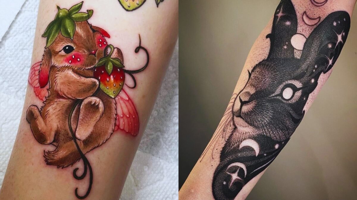 Bunny Rabbit Tattoo Designs