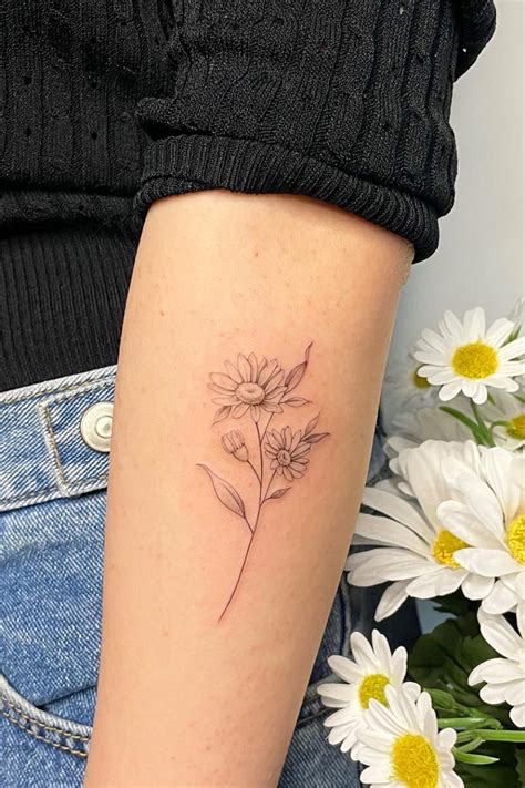 Daisy Flower Tattoo Designs