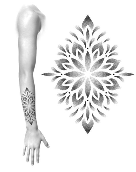 Dotwork Mandala Tattoo Designs
