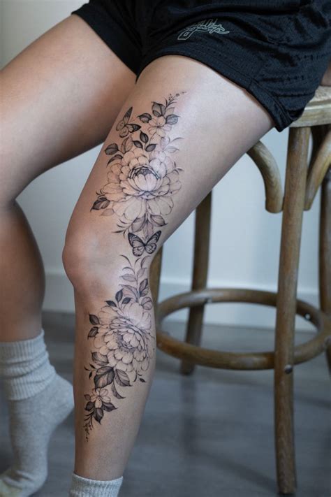 Flower Leg Tattoos Artofit