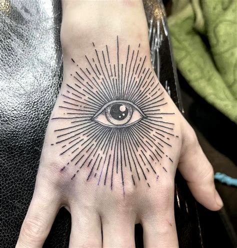 Hand Eye Tattoo