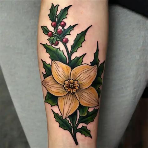Holly Tattoo Designs