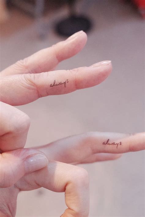 Inside Finger Tattoos Words Inside Finger Tattoos Words