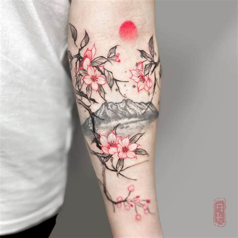Japanese Cherry Blossom Tattoos Japanese Cherry Blossom Tattoos