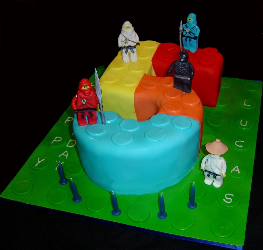 Number 5 Birthday Cake