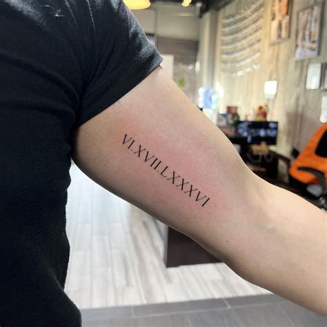 Roman Numerals Tattoos Temporary Tattoos Minink