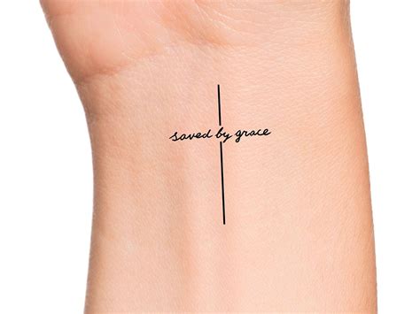 Saved By Grace Tattoo Designs