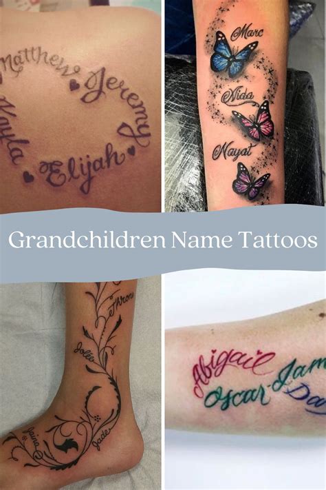 Tattoo Designs Grandchildren