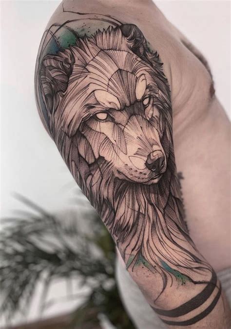 Tattoo Wolf Shoulder