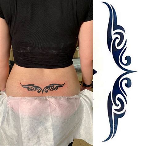 Tribal Tattoo Lower Back Designs