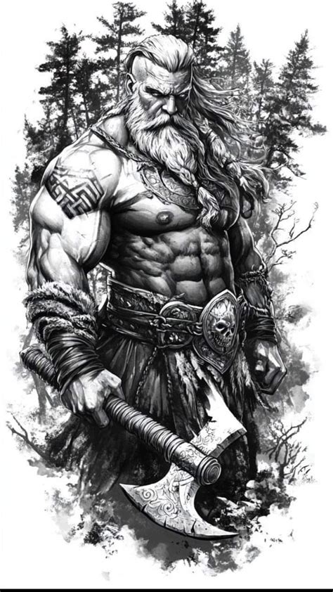 Viking Warrior Tattoos Viking Warrior Tattoos